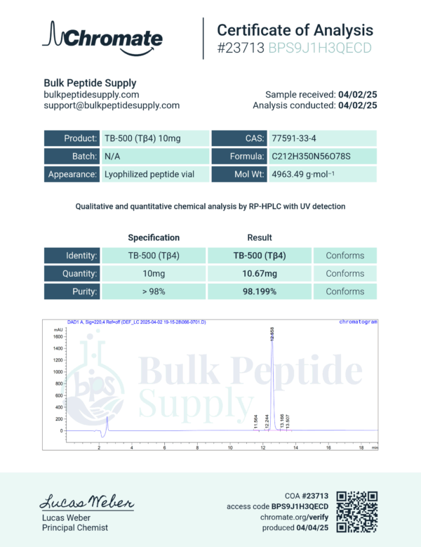 TB-500 10MG (10 vials) - Image 2